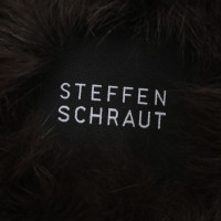 Steffen Schraut giacca di pelliccia in marrone