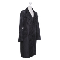 Ermanno Scervino Zijden jas in zwart