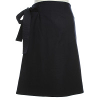 Cos Wrap skirt in dark blue