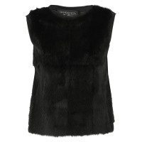 Giambattista Valli Top Leather in Black