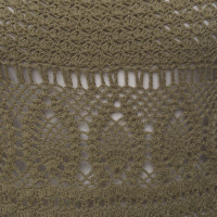 Max Mara Crocheted lace halter top
