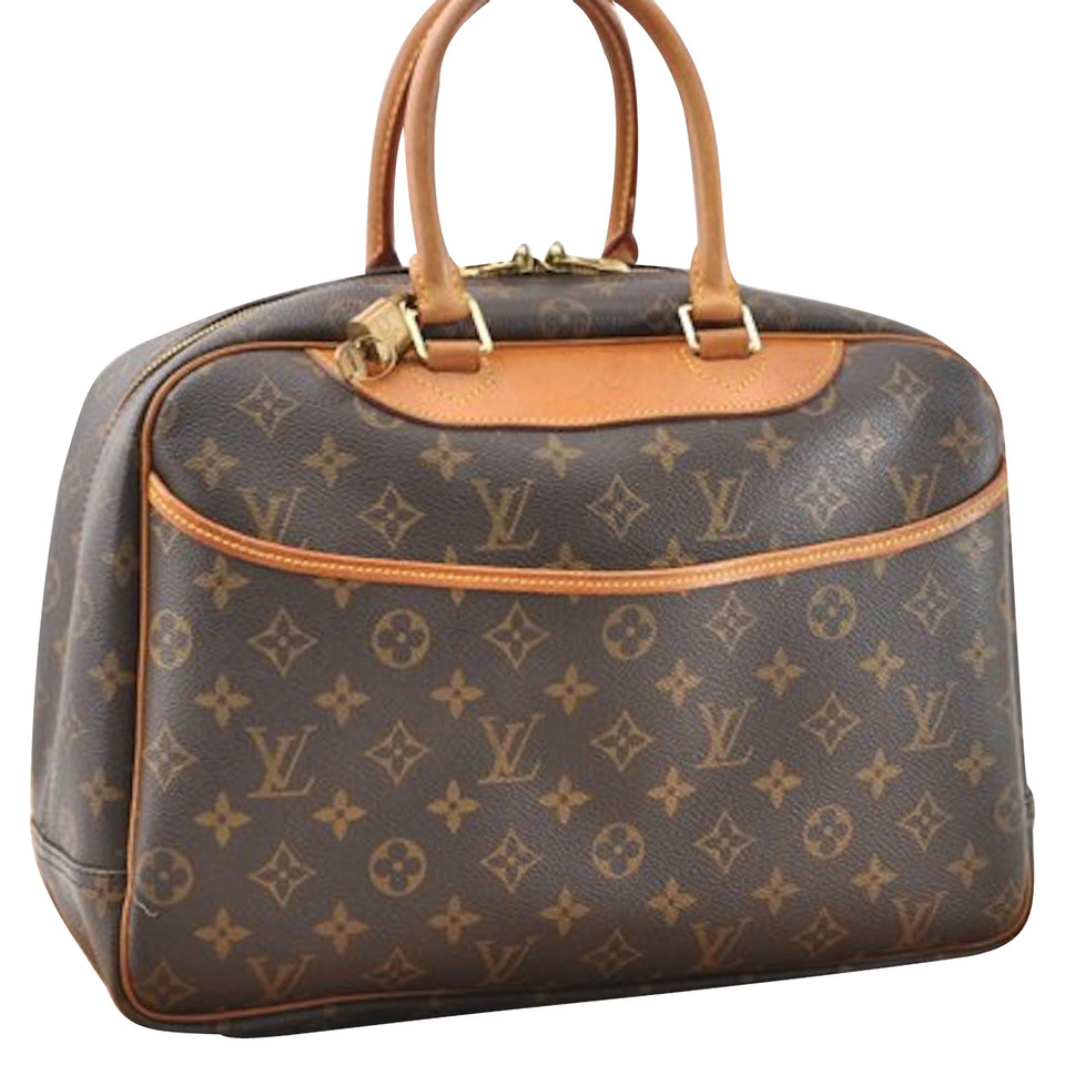 Louis Vuitton Deauville 35 aus Leder in Braun