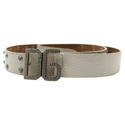 Dolce & Gabbana Belt Leather in White