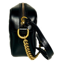 Gucci GG Marmont Camera Bag Mini in Pelle in Nero