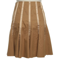 Blumarine jupe plissée en brun