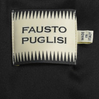 Fausto Puglisi Bomber in bianco / nero
