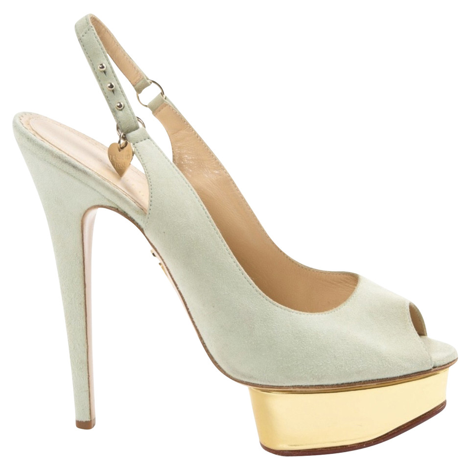 Charlotte Olympia Slingbacks mit Plateausohle