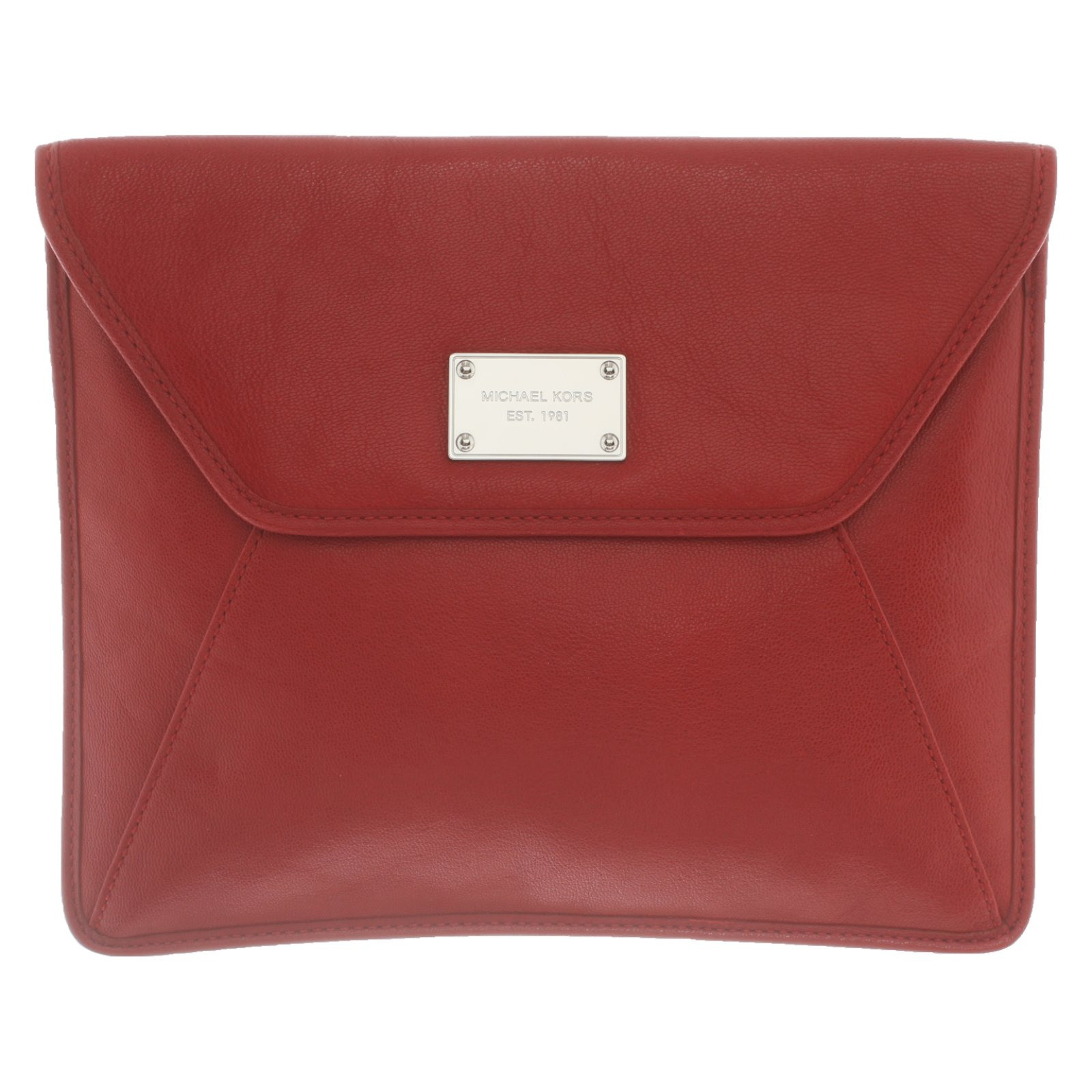 Michael Kors Clutch Bag Leather in Red - Second Hand Michael Kors Clutch  Bag Leather in Red buy used for 69€ (4673045)