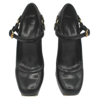 Gucci Pumps/Peeptoes Leer in Zwart