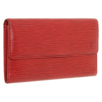 Louis Vuitton Bag/Purse Leather in Red