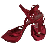 Céline Chaussures compensées en Rouge