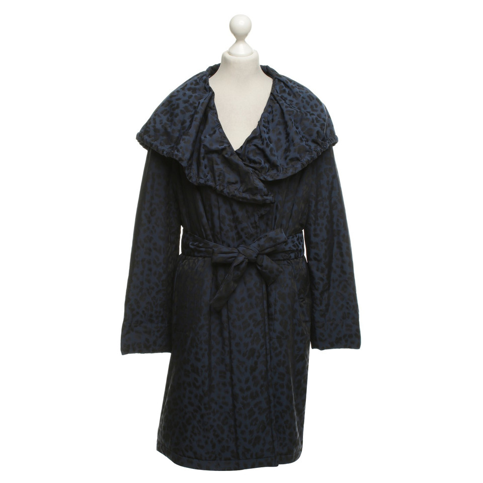 Escada Coat with black pattern
