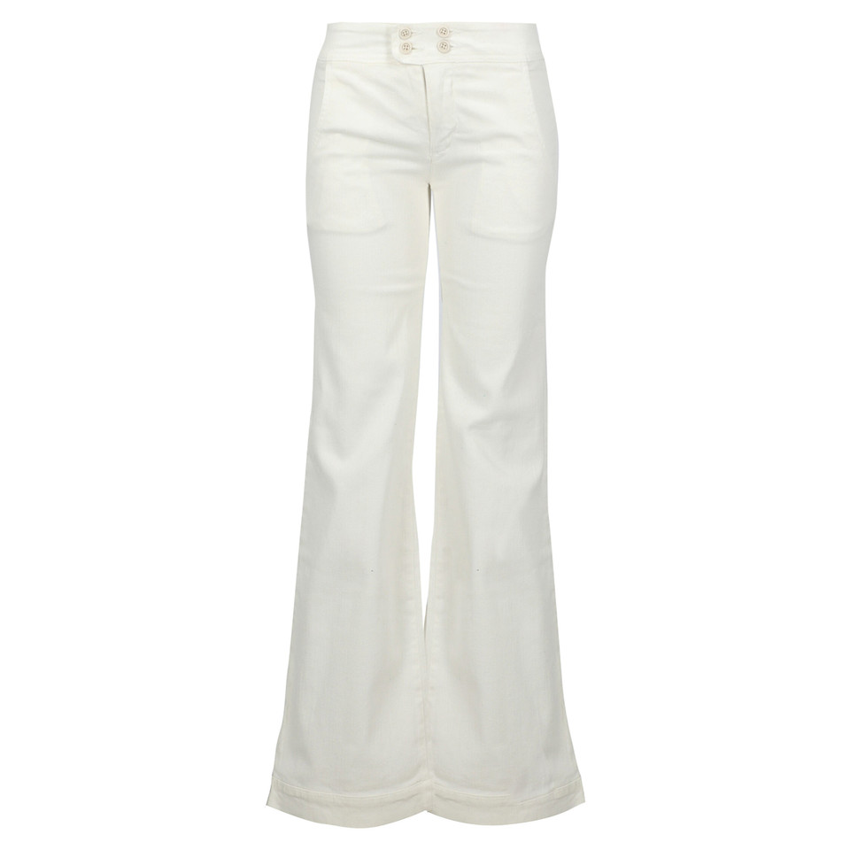 Chloé Paire de Pantalon en Coton en Blanc