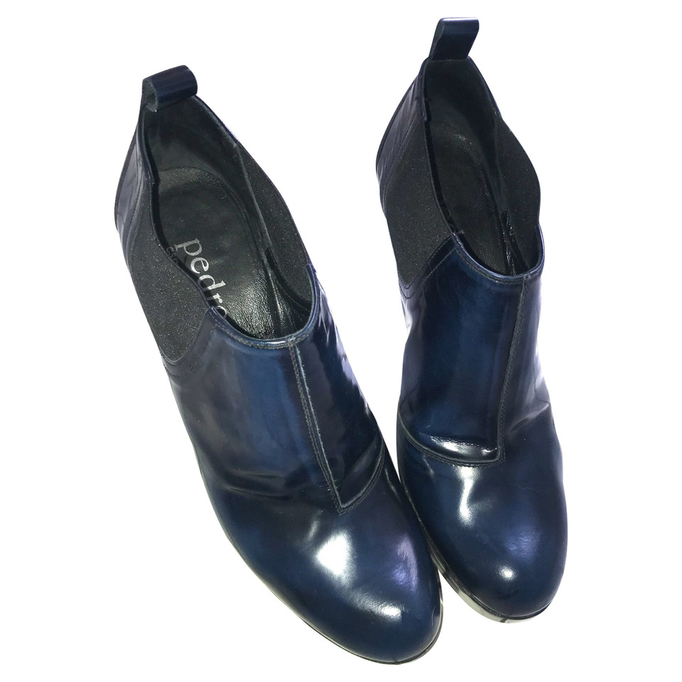 Pedro Garcia Bottines en Cuir en Bleu