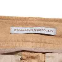 Ermanno Scervino Trousers Suede in Beige