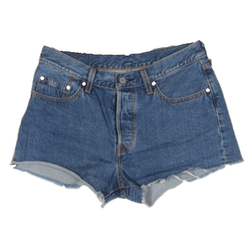 Levi's Short Katoen in Blauw