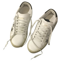 Saint Laurent Sneakers aus Canvas in Weiß