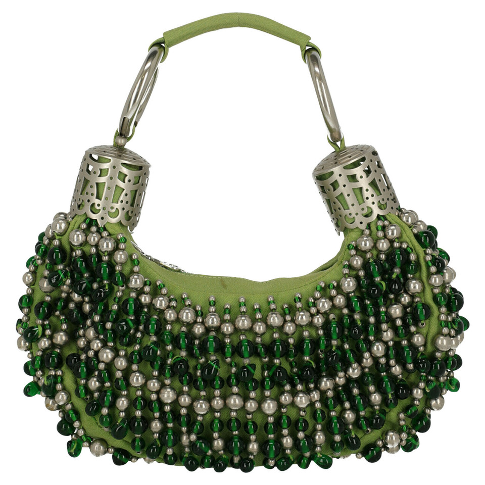 Chloé Handbag Cotton in Green