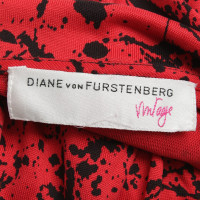 Diane Von Furstenberg Jurk wrap in een speels look