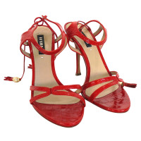 Le Silla  Sandalen aus Leder in Rot