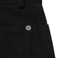 Chanel Trousers Cotton in Black