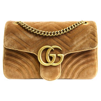 Gucci GG Marmont Flap Bag Normal en Beige