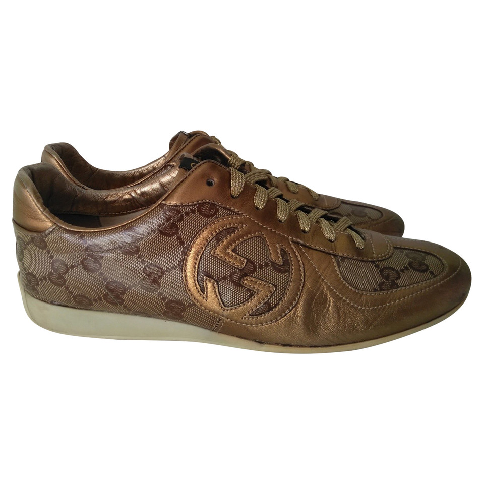 Gucci women trainers gold 37