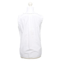 Balenciaga Top Cotton in White