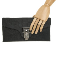 Philipp Plein Clutch en Cuir en Noir