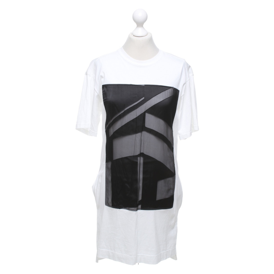 Helmut Lang T-shirtjurk in het wit