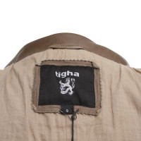 Other Designer Tigha - leatherjacke in light brown