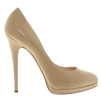 Casadei pumps avec reptile bosselage