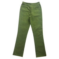 Miu Miu Trousers Cotton in Green