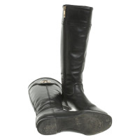 Tory Burch Boots Leather in Black
