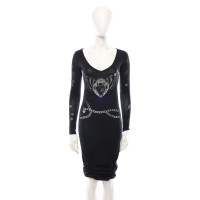 Blumarine Kleid aus Jersey in Schwarz