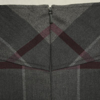 Barbour skirt with checked pattern