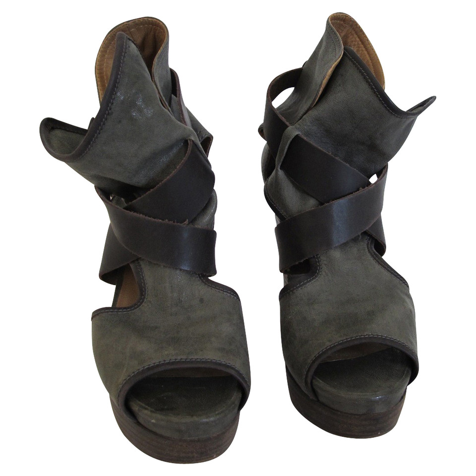 Chloé sandali di legno