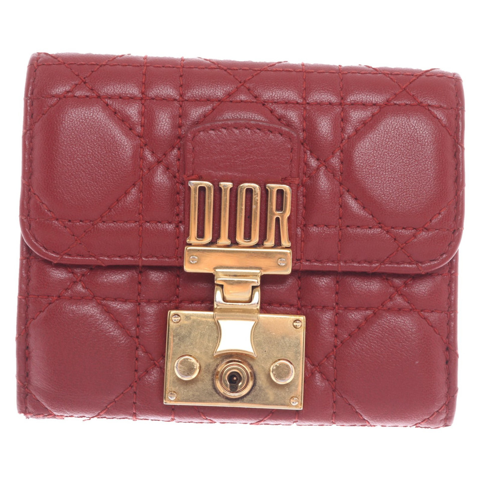Christian Dior Täschchen/Portemonnaie aus Leder