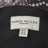Karen Millen Godet rock met print