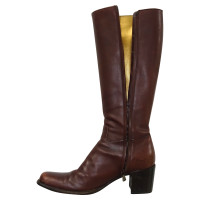 Prada leather boots