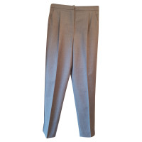 Max Mara Paire de Pantalon en Laine en Gris