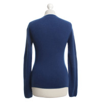 Allude Kasjmier jas in donkerblauw