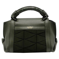 Salvatore Ferragamo Shoulder bag Leather in Khaki