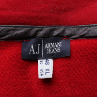 Armani Jeans Blazer aus Jersey in Rot