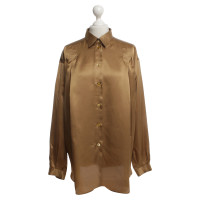 Alberta Ferretti blouse oversize en or