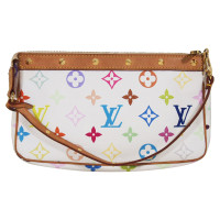 Louis Vuitton Pochette Accessoires aus Canvas in Weiß