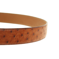 Hermès Belt from ostrich leather