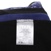 Sandro T-Shirt in Schwarz/Multicolor