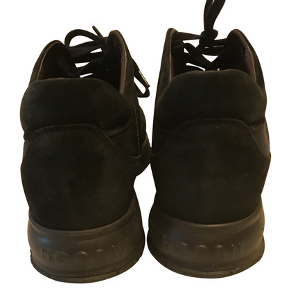 Hogan Chaussures à lacets en Daim en Noir