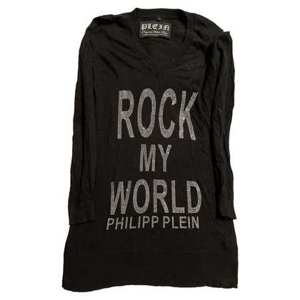 Philipp Plein Top en Coton en Noir